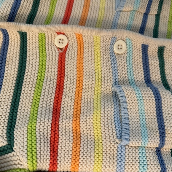 GAP Bear Ear Rainbow Stripes Sweater - Picture 3 of 3